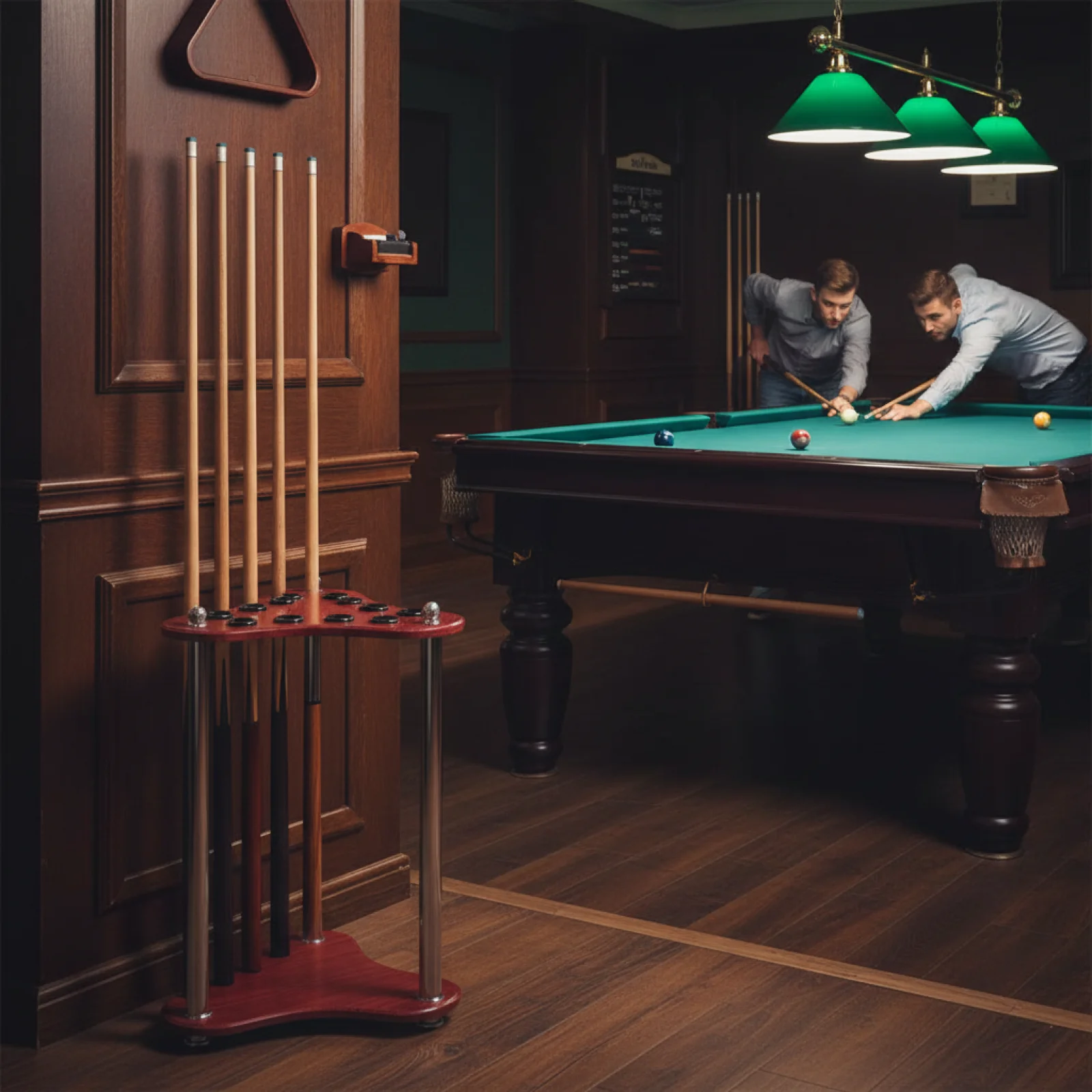 

Вертикальная деревянная стойка для бильярдных киев на 12 слотов, напольная подставка для киев для игровых комнат и аксессуаров для бильярда