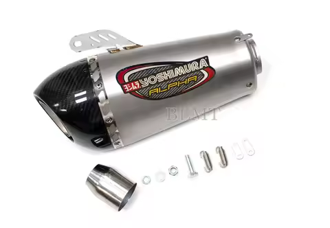 Universal 51mm Motorcycle Yoshimura Alpha Exhaust Muffler FZ1 R6 R15 R3 ZX6R ZX10R Z900 1000 CBR1000 GSXR1000 K7 K8 K11 Z900