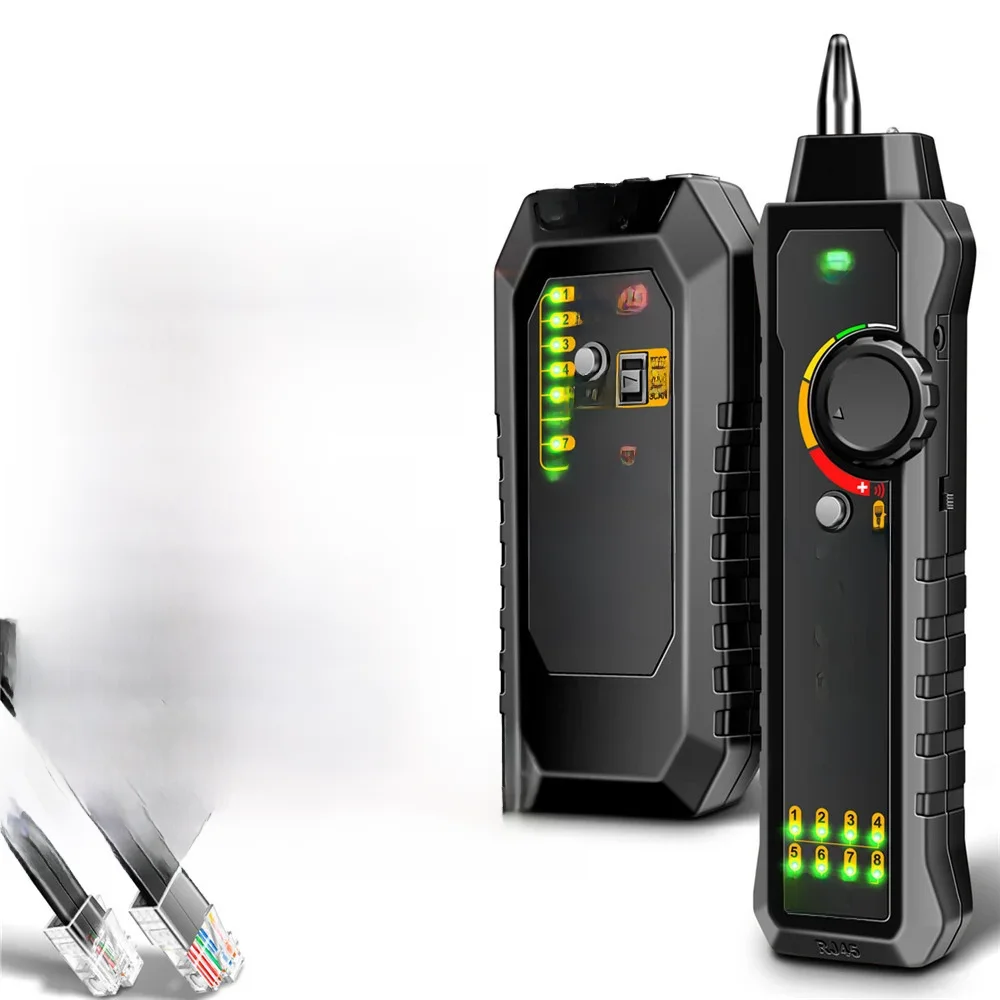 Wielofunkcyjny lokalizator linii RJ11/RJ45 Przyrząd do testowania przeciwzakłóceniowego Wire Tracer Tester sortowania kabli sieciowych Ethernet — zdjęcie 2