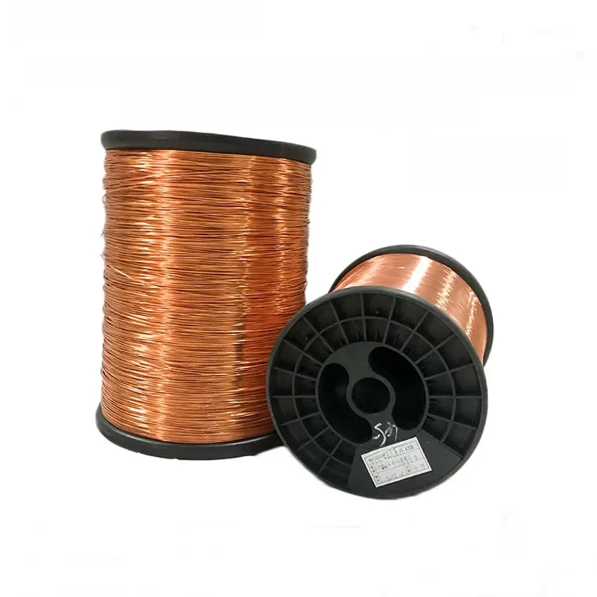 1000 g/partia QA-1/155 Bezpośrednio spawany drut aluminiowy emaliowany miedzią Drut emaliowany poliuretanowy CCA 0,5-1,20 Drut emaliowany CCA — zdjęcie 2