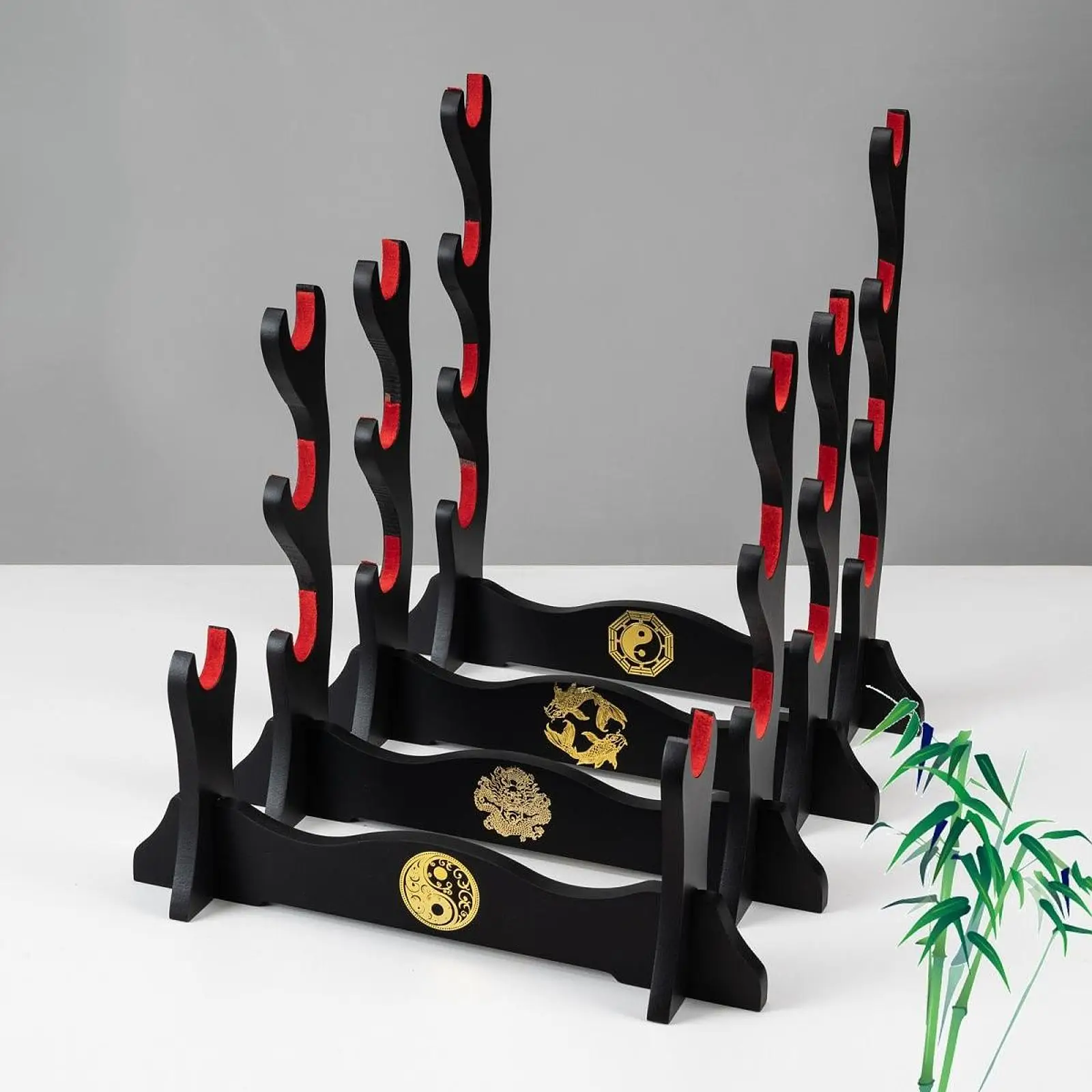 Japanese Sword Stand Decorative Sword Display Holder Rack Standing Horizontal Display Decorative Durable Rack Desktop Decor