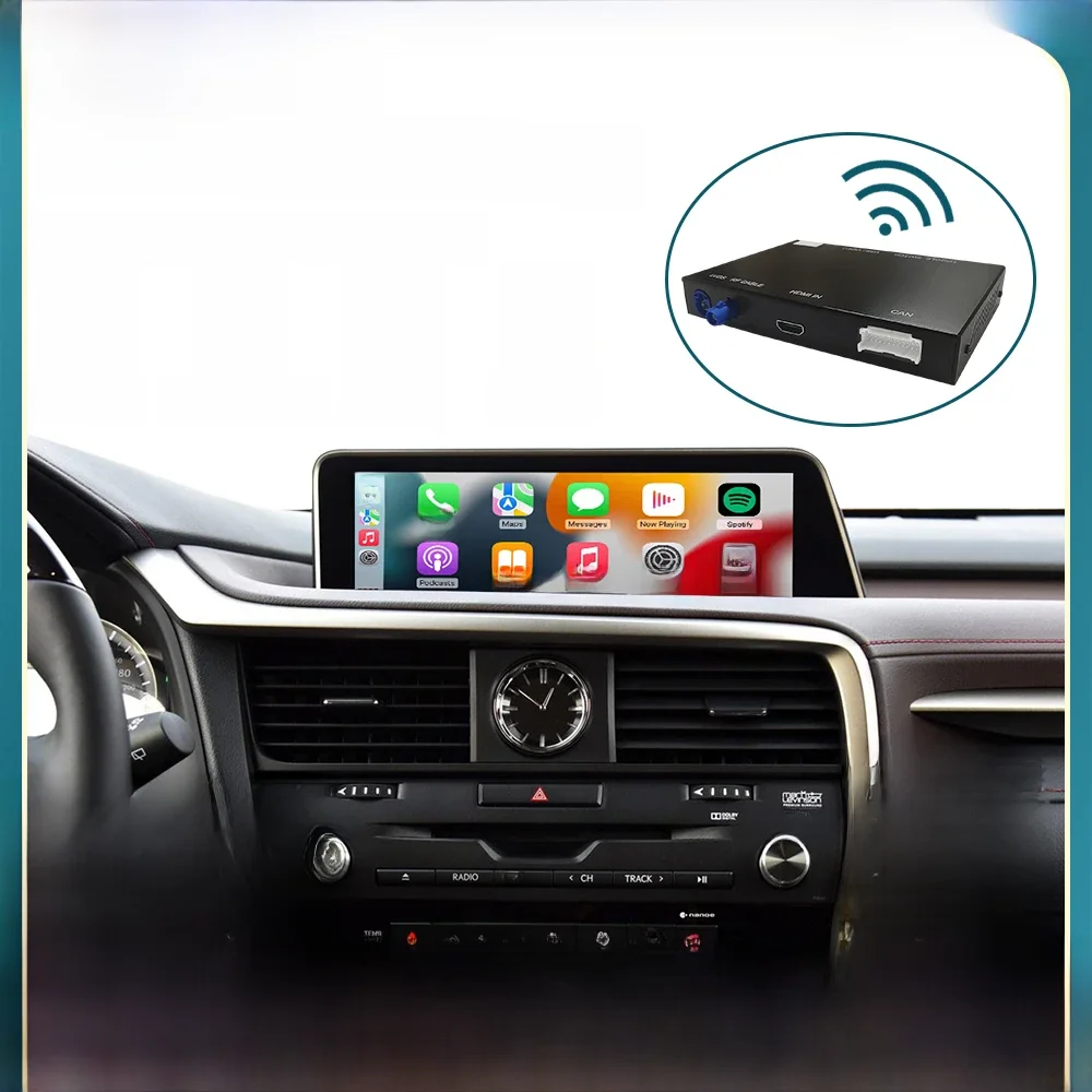 Draadloze Carplay Voor Lexus Rx 2016-2019, Met Android Auto Spiegel Link Airplay Auto Play Functies - afbeelding 2