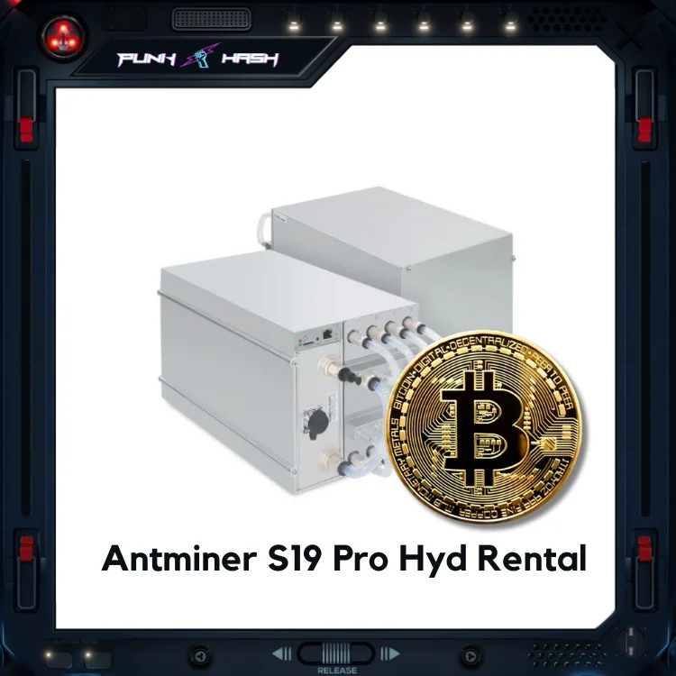 ASIC Miner Verhuur Bitmain Antminer BTC Miner S19 Pro Hyd 184Th/s Hashrate 5060W ASIC BTC BCH Miner S19 Pro Hydro Bitcoin Miner