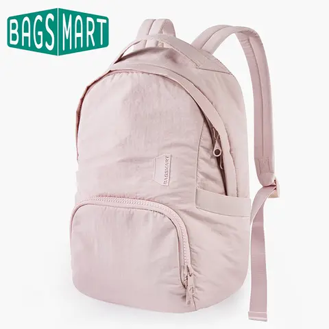 BAGSMART 여성용 캐주얼 백팩 13인치 노트북 가방 방수 방학 대학생 학교 가방 여행용 데일리 백팩 앤티더프트 가벼운