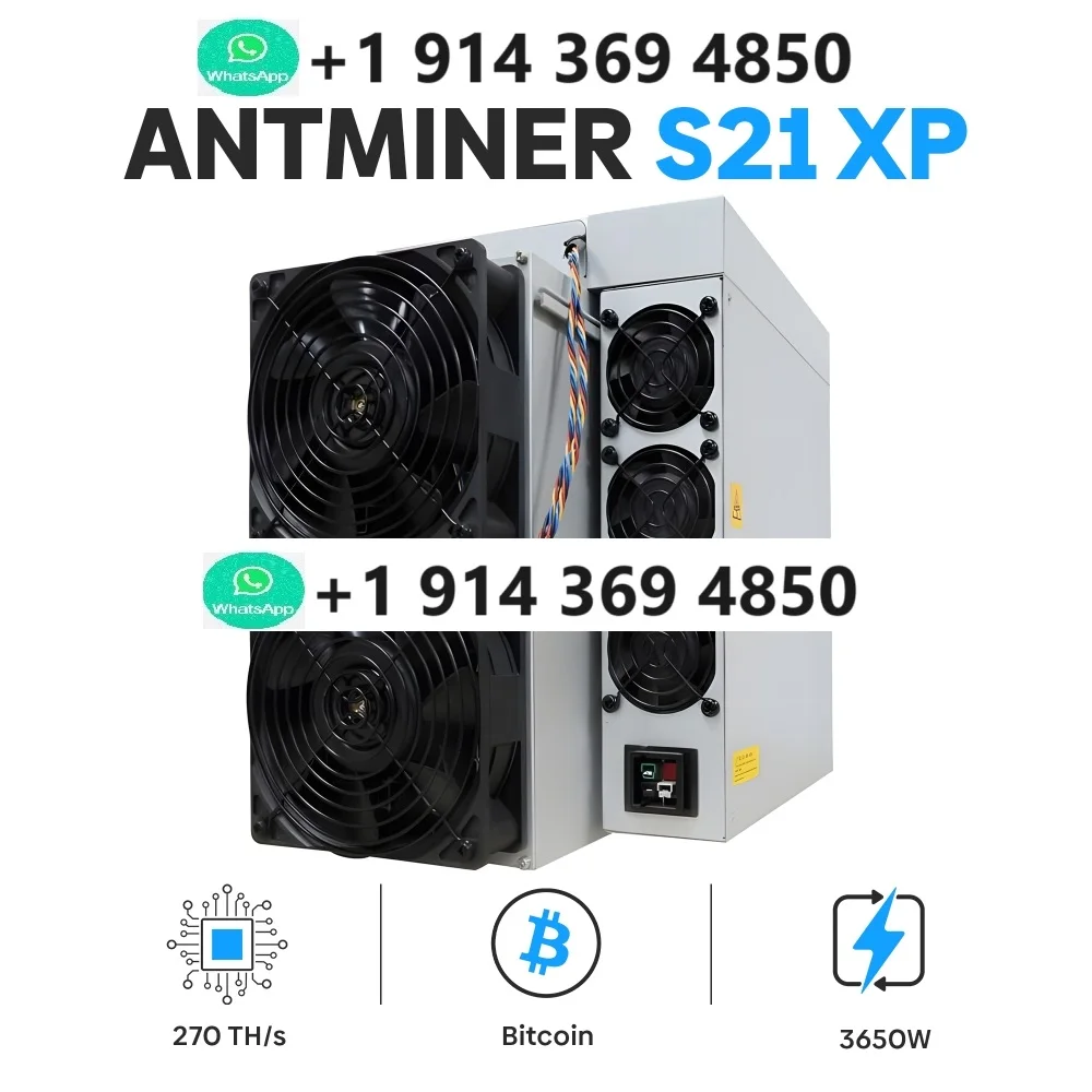 A1 🔥Antminer S21 XP 270TH/s 3650W New BTC BCH Miner With Bitmain Warranty FAST SHIPPING