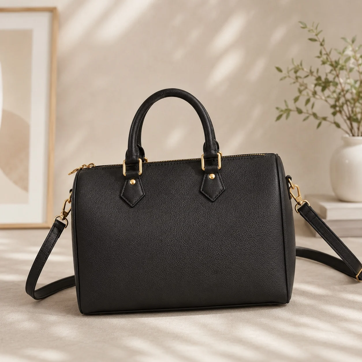 

2026 New Luxury Classic Canvas Print Crossbody/Shoulder Bag, 30 x 21 x 17 cm