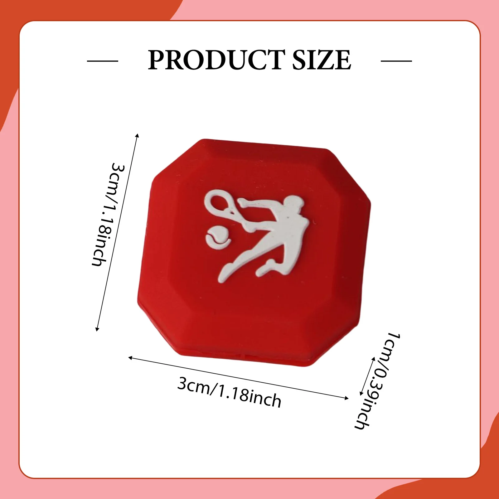 1 قطعة مُخفف التنس سيليكون الكرتون الاهتزاز شكل طويل المرطب امتصاص الصدمات مضرب التنس المثبط هزاز