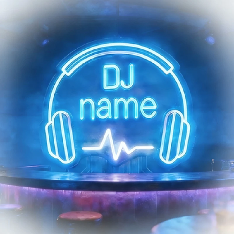 

Неоновая вывеска на заказ с именем/никнеймом, декор для комнаты, подарок для брата/парня/отца, подвесной декор для двери/стены для музыкальной/игровой комнаты