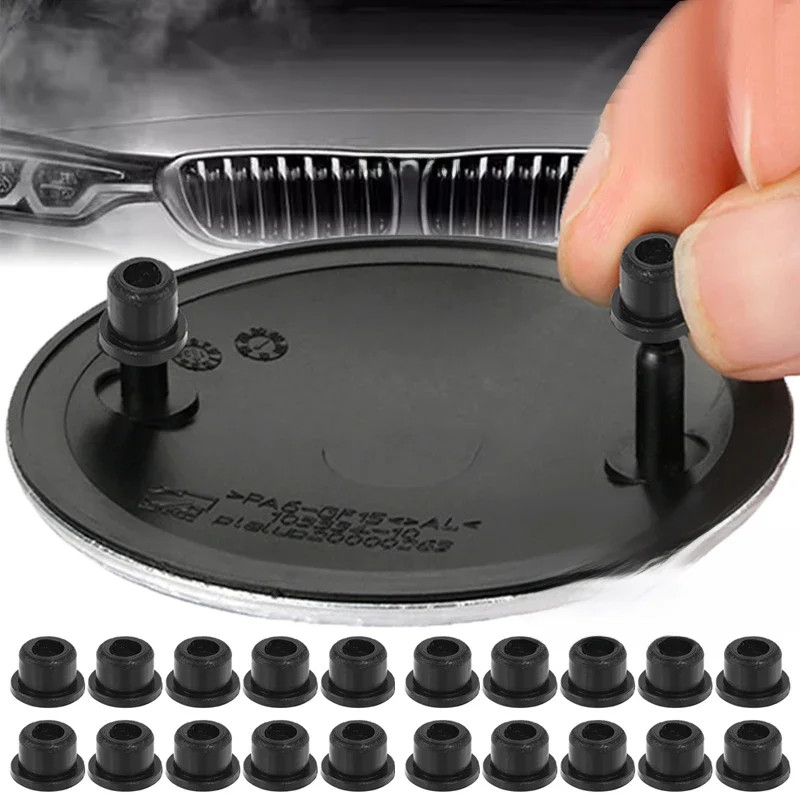 Clip de support d'œillet d'emblème de coffre de Logo de capot de voiture pour BMW 3 5 7 E32 E34 E36 E38 E39 E46 E53 E60 E65 E66 E90 M3 M5 51141807495