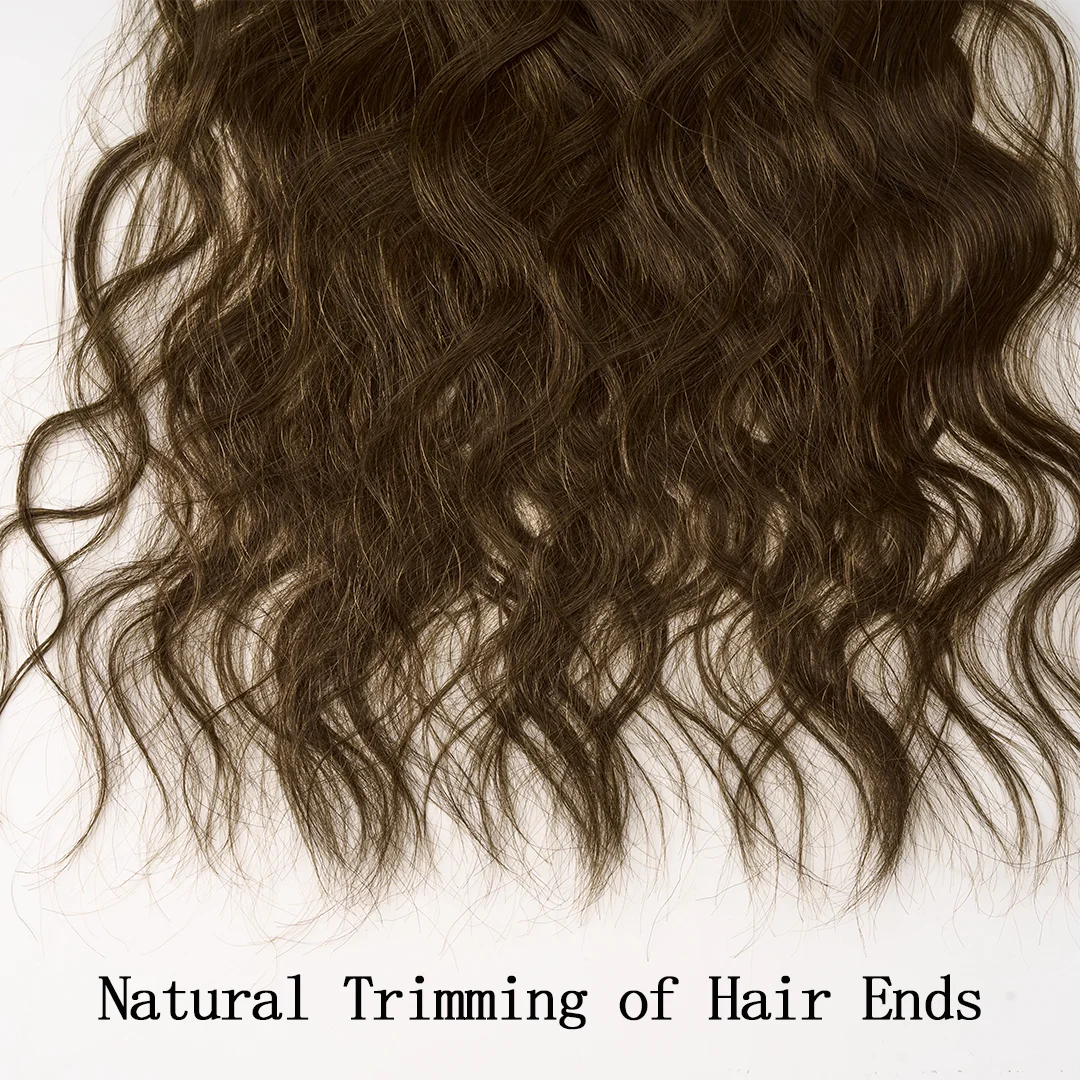 مشبك موجة طبيعية في شعر مستعار بشري اللون الطبيعي 100% مشبك شعر بشري ريمي في 85-120 جرام 7 قطعة/المجموعة رأس كامل للنساء #5