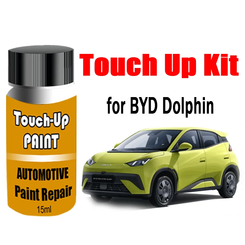 Car Touch-Up Paint Kit (with Brush) for BYD Dolphin Paint Scratch Remover Car Paint Repair Car Accessories White Black Green Red