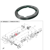 Bearing Retainer, Front Output Shaft For CF 400 500 550 600 800 ATV UTV  0180-060008