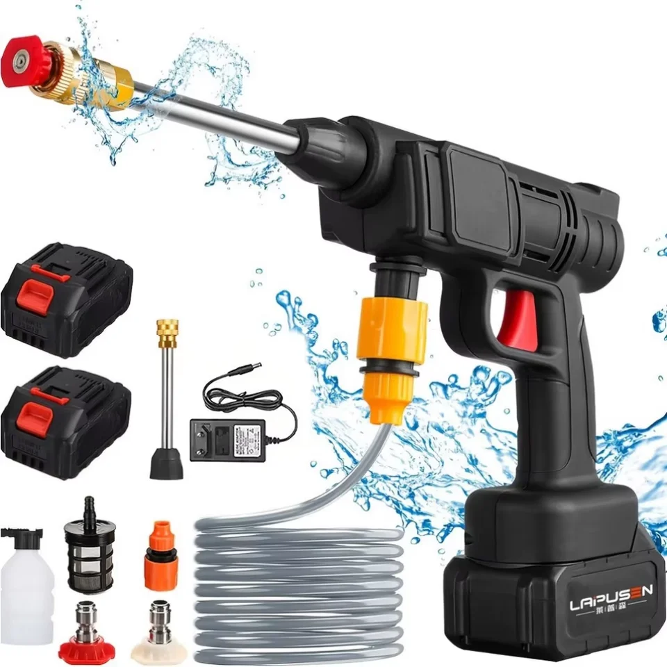 Idropulitrice a batteria da 30 bar. Pistola portatile per autolavaggio ad alta pressione. per batterie Makita 21V. . Adatto per auto e giardini