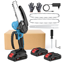 6Inch Chainsaw handhad Cordless Electric Chain Saw for Makita 21V Lithium Battery Garden Woodworking High Power oils