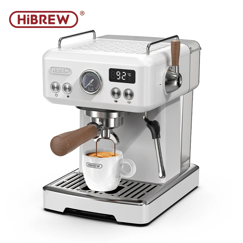 HiBREW 半自動エスプレッソコーヒーマシン DIY 機能 20Bar 圧力温度