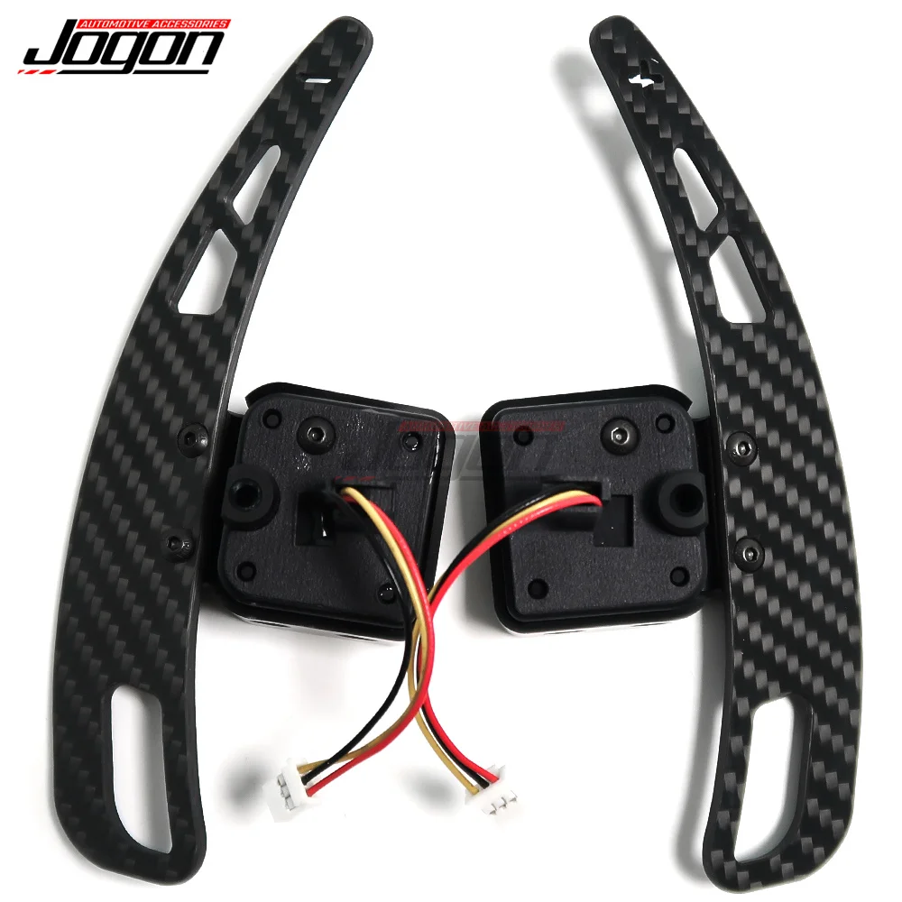 자동차 스티어링 휠 마그네틱 패들 시프터, 탄소 섬유, 아우디 A4 B9 A3 A6 C8 A6L Q6 Q7 A7 A7L A8L S6 S7 S8L RS6 RS7 TT