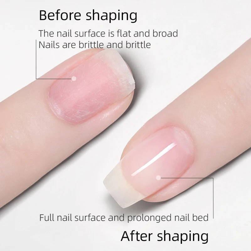 RS NAIL 10ml Reinforce Gel Nail Polish Self-leveling Construction Gel Semi Permanent Soak Off UV Varnish Base Reinforcement Gel - Image 2