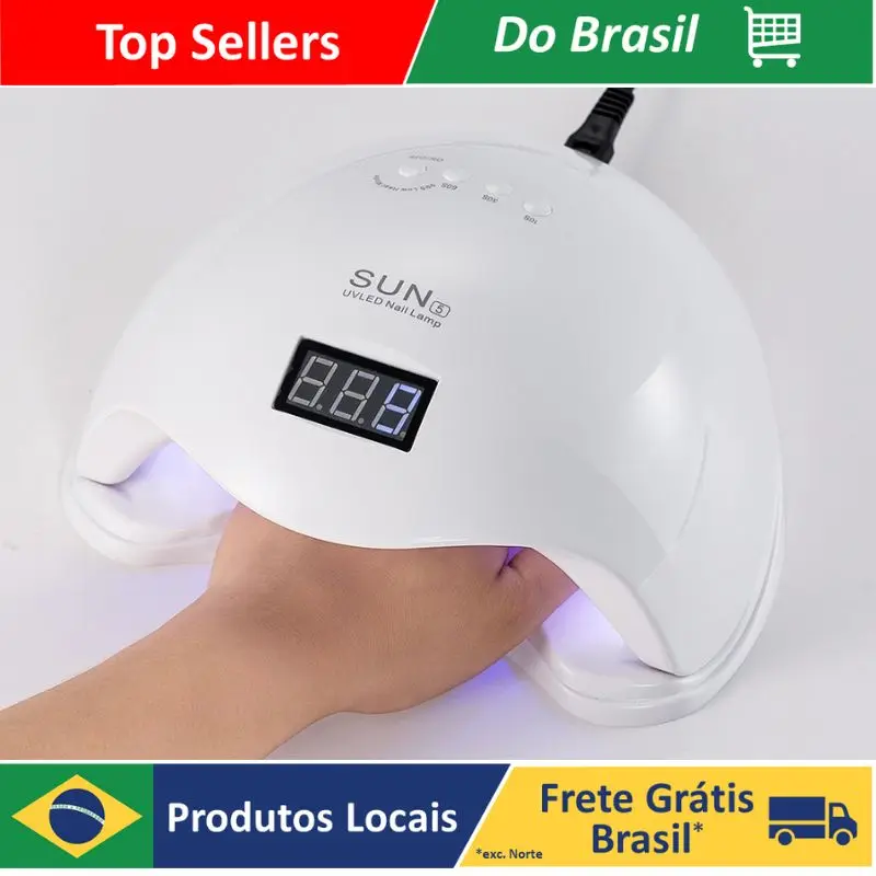 دافوشوب كابين الشمس 5 48 واط روزا/برانكا بيفولت الأشعة فوق البنفسجية/led الموقت Led Unhas جل