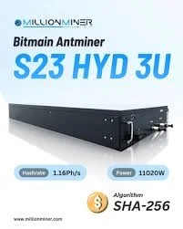Промо-предложение Bitmain Antminer S23 Hydro 3U