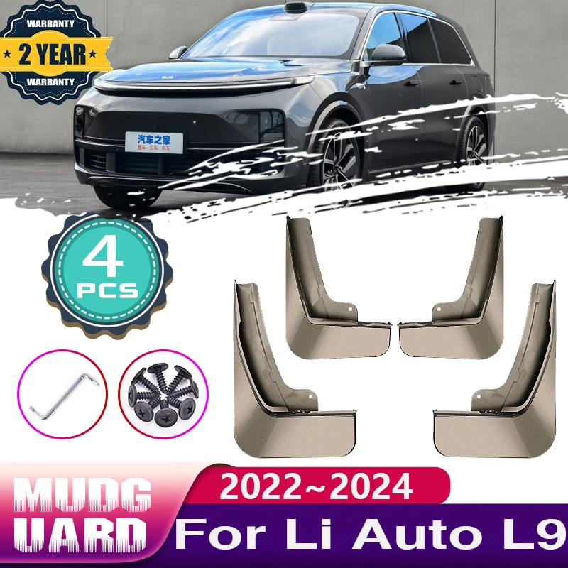 

Автомобильное крыло для Li Auto L9 2023, аксессуары 2022 2024 Lixiang, брызговики, брызговики переднего колеса, брызговики для выпечки, краска, брызговики
