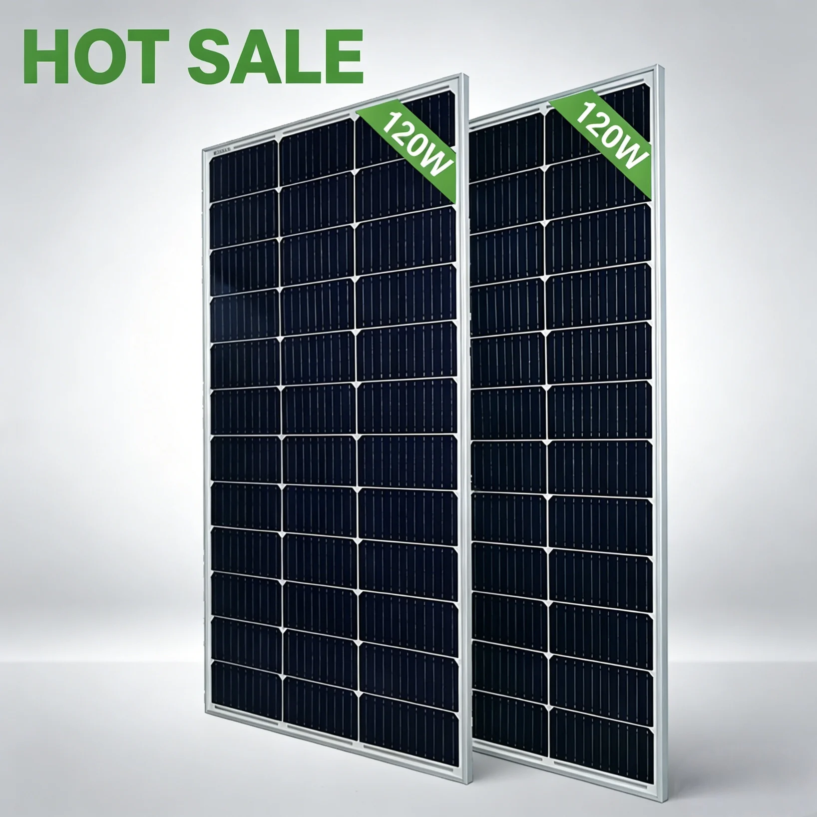 240 W (2 Stück 120 W), Solarpanel aus gehärtetem Glas, hocheffiziente tragbare Solarmodule 18 V, wasserdicht, langlebige Solarmodule für den Außenbereich, Hausdach, Wohnmobil, Boot, Camping