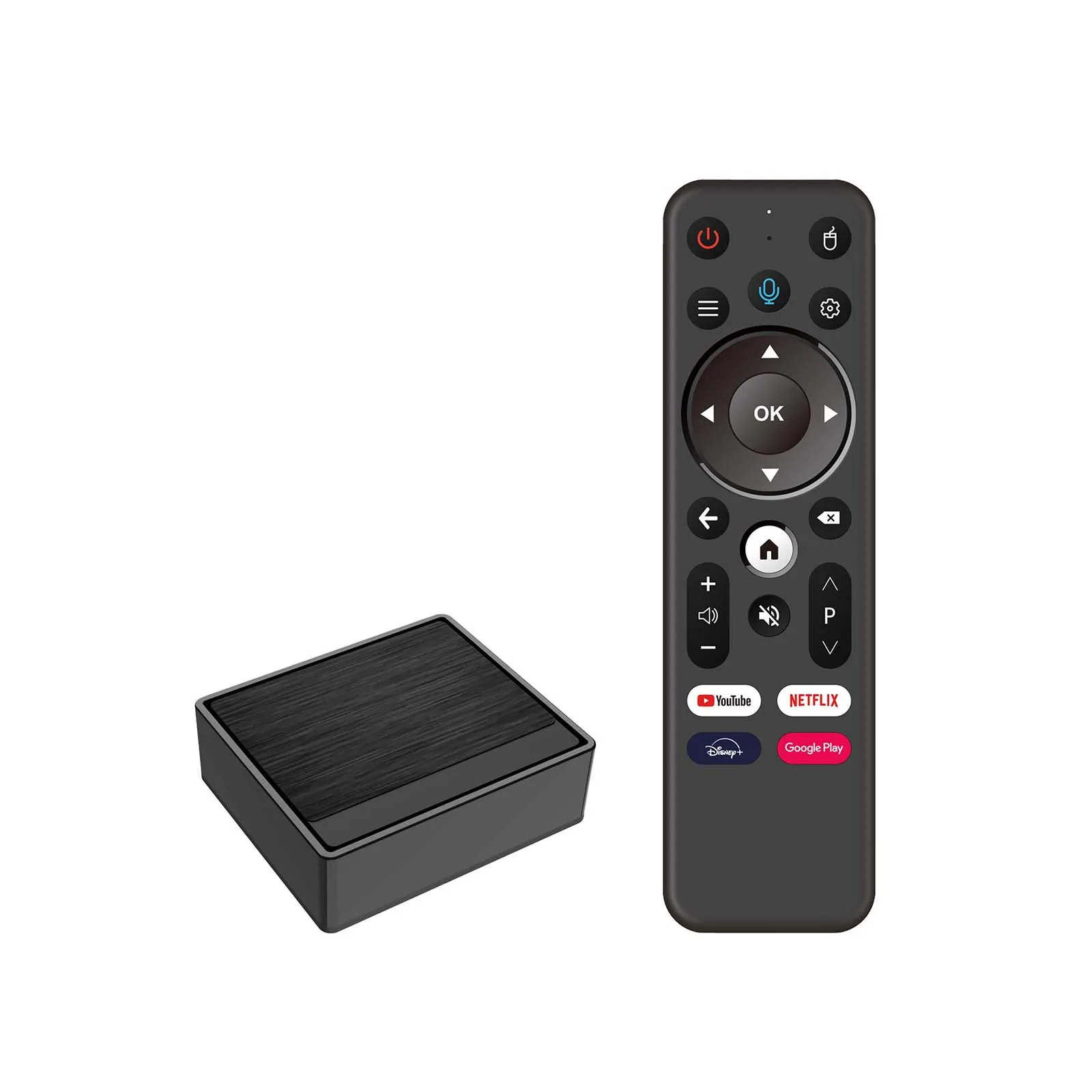 Android 12 Lemon TV Mini Smart TV Box Allwinner H618 2.4G/5G Dual Wifi6 BT5.4 2GB 16GB TV Box Lettore multimediale video 4K Set-top box