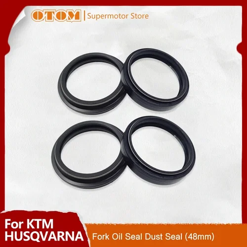 OTOM-sello de aceite de amortiguador de horquilla delantera para motocicleta, anillo sellado contra el polvo para KTM EXC SXF HUSQVARNA FC TE 125-990, accesorio para Pit Dirt Bike, 48mm