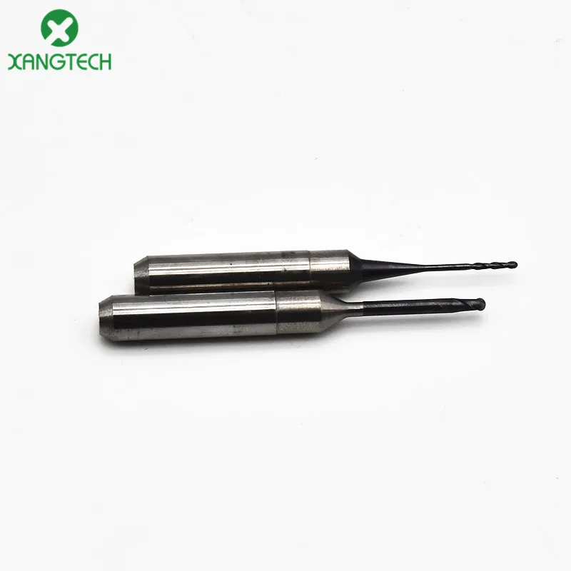 Zirkonzahn M1 Zirconia Milling Bur Diamond Coated/DLC Cad Cam Drill Tools 0.5/0.6/1.0/2.0mm Head Diameter