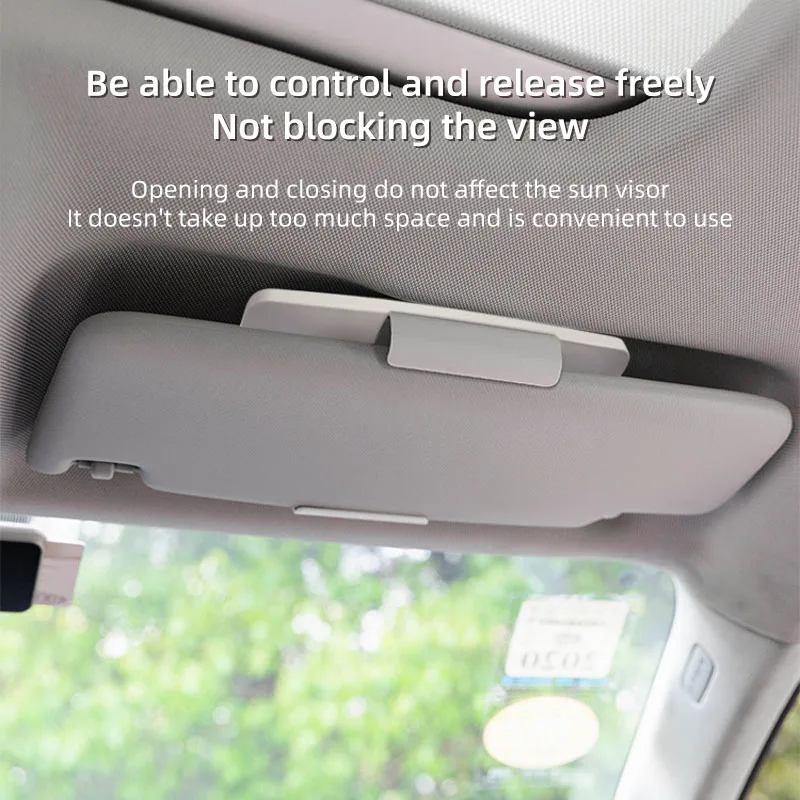 Car sun visor LED makeup mirror adjustable high-definition mirror with light car dressing mirror suitable for all models