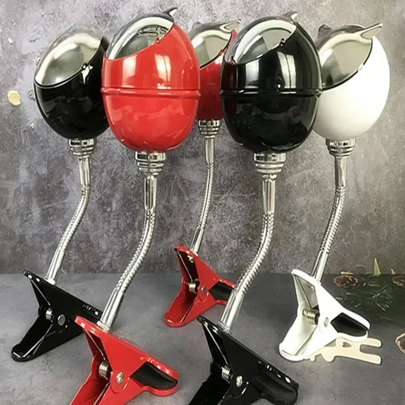 Cendrier en métal créatif avec clip, anti-chute, cendriers multifonctions pour salon, décorations anti-vol agaçantes, donner des cadeaux