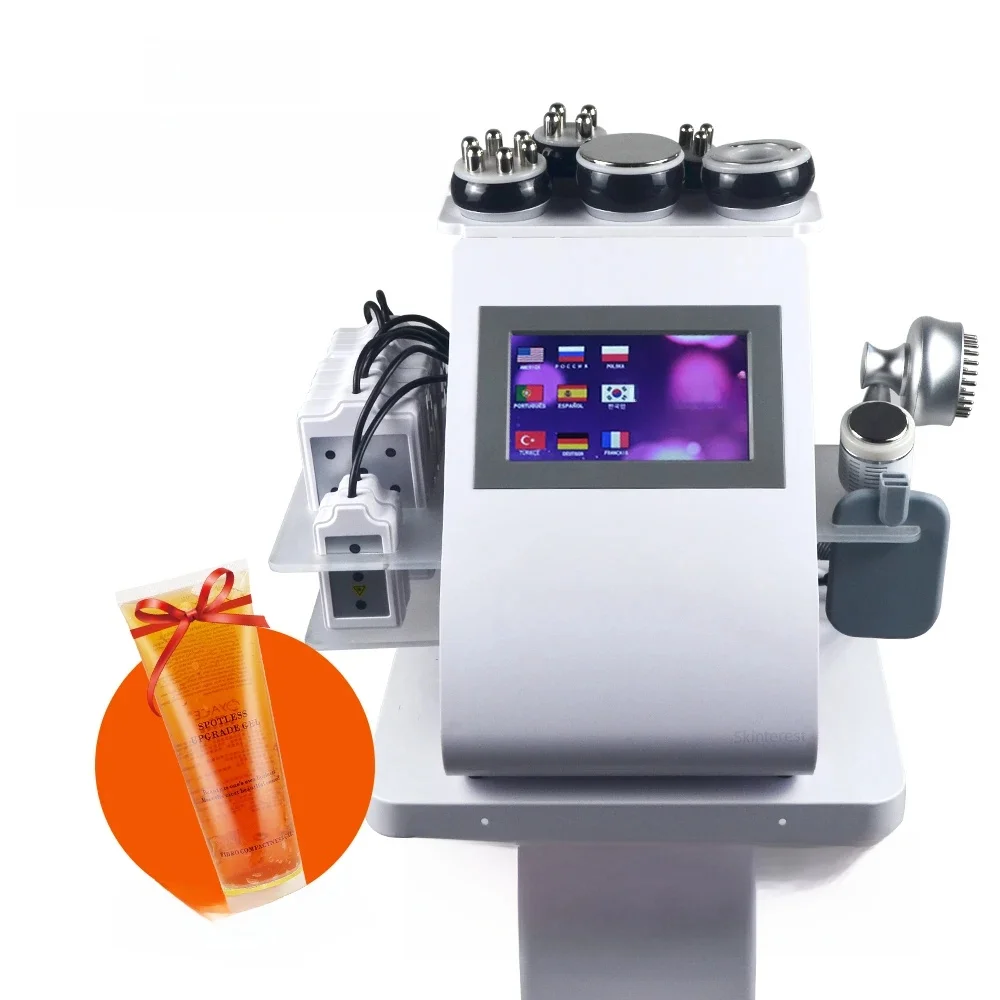 9 In1 Vacuüm 40K Cavitatie Machine Lipo Afslanken Ultrasone Lipo Zuig Lifting Lichaamsvorm Massager (Snelle Verzending) - afbeelding 2