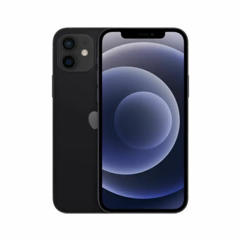 Apple iPhone 12 A2172 (Entièrement débloqué) 128 Go Noir - Reconditionné Excellent État