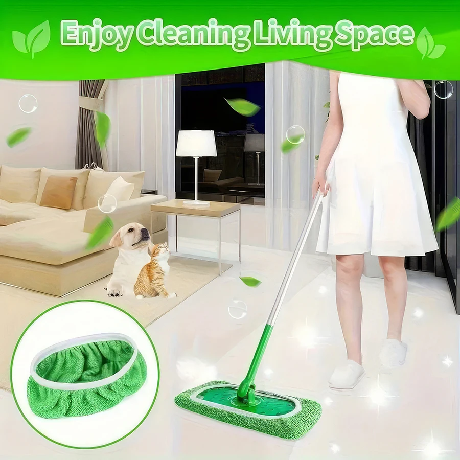 

20 Piece Set, Mop Cloth, Wet and Dry Cleaning Cloth, Suitable for Floor Tiles, Universal for Living Room, Bedroom and Bathroom