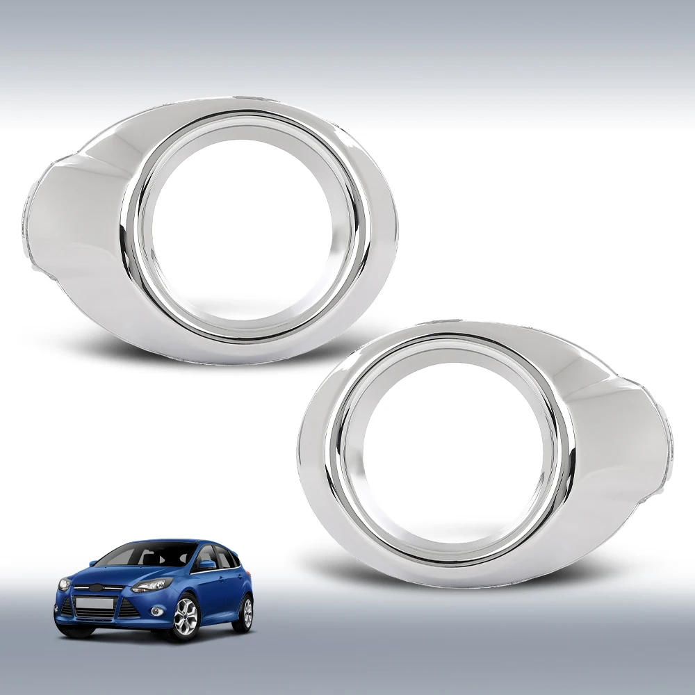 

2 шт., рамка противотуманной фары, левая и правая, подходит для Ford Focus Cp9Z17E810C 2012-2014 годов, Fo1039117, Cp9Z17E811C, Fo1038117 Abs Durable