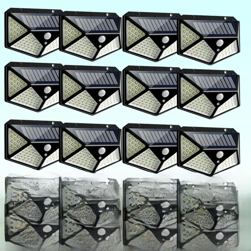 100LED Solar Light Outdoor Solar Powered Lamp Waterproof Garden Lighting Solar Panel Lights for Yard Pathway Patio Eco-Friendly