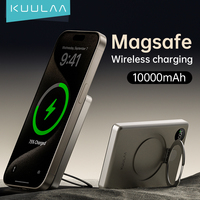 KUULAA 10000mAh Power Bank Magnetic External Battery Fast Charging PowerBank with Stand For Magsafe iPhone 15 14 13 12