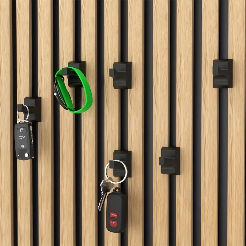 Heavy-duty sound insulation panel hook - No drilling installation, compatible with 13mm channel panels, suitable for home image 4