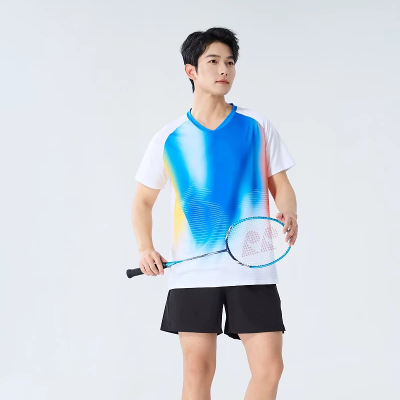 New Men's Badminton Shirt Quick Drying Short Sleeve Breathable Table Tennis Wear Summer Pickeball T-Shirt For Men Korea Golf Tee