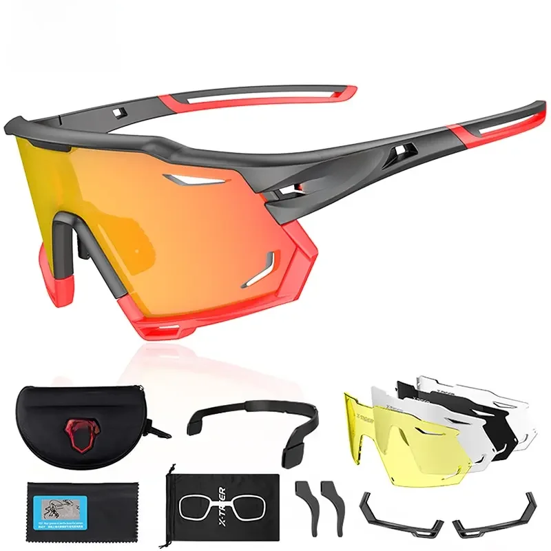 AliExpress X-TIGER Cycling Glasses UV400 Photochromic Cycling Sunglasses Sports Polarized Men's Sunglasses MTB Racing Bike Glasses Eyewear