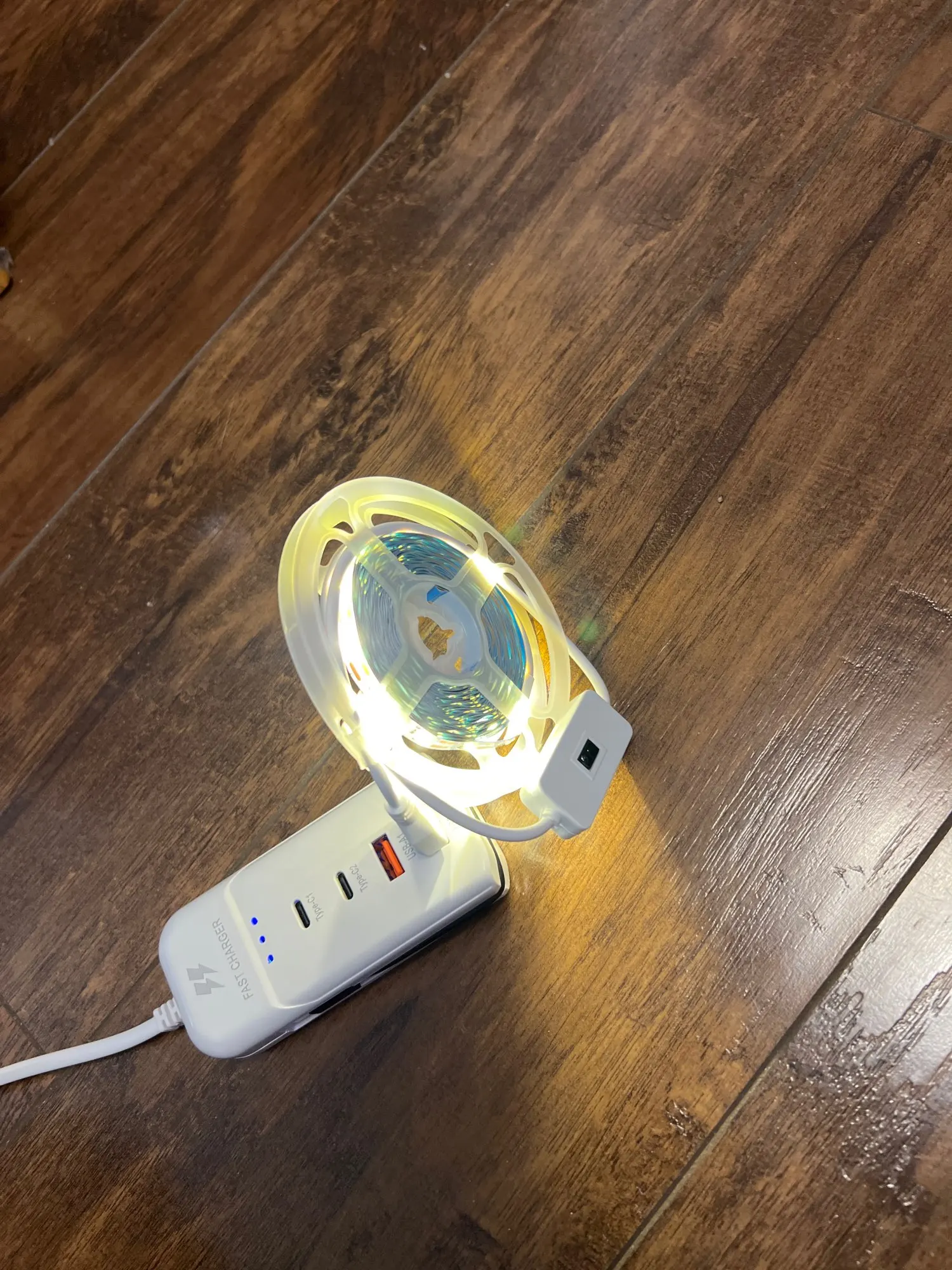 USB 60 LED Strip Lights DC 5V Smart Dimmer Gesture Sensor Switch Control Backlight Tape TV Lamp LED Lights for Room Home Decor photo review