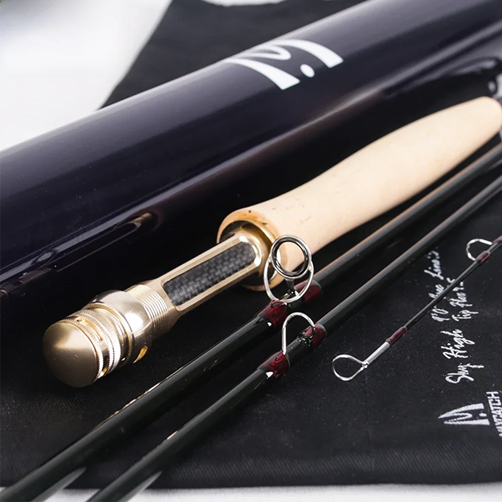 Maximumcatch Skyhigh Fly Rod IM12 Toray Carbon Super Light Fast Action Fly Fishing Rod z rurką węglową 2-8WT 6-10FT 3-4Sec — zdjęcie 2