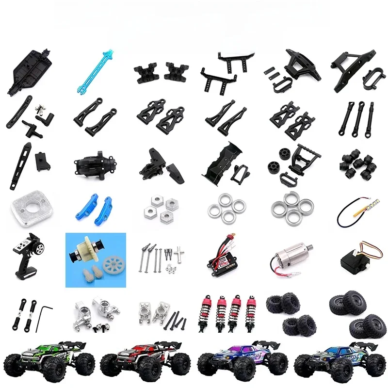 16101 16102 SG116PRO Version brossée RC pièces automobiles arbre tournant engrenage roulement tige de traction tasse de direction bras oscillant moteur pneu