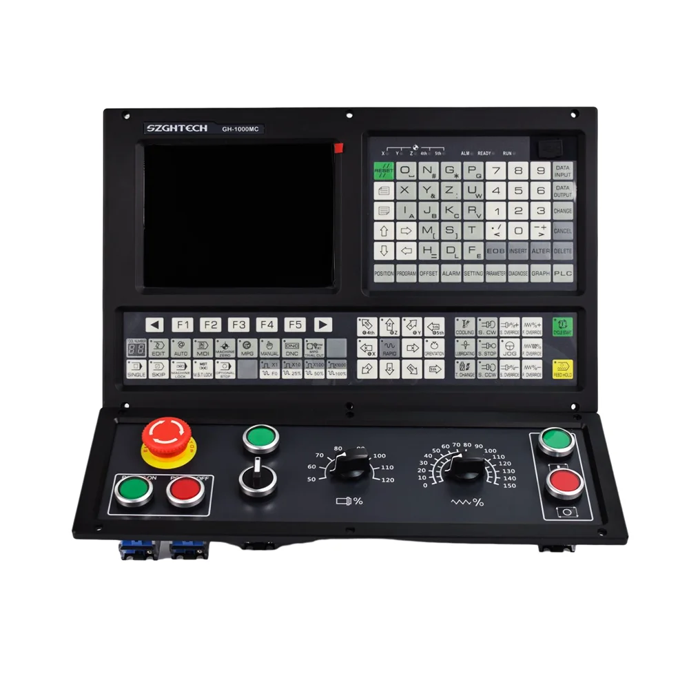 SZGH 3 Sumbu Pengendali Penggilingan CNC dengan Fungsi ATC PLC untuk Ruang Mesin Penggilingan Pemrograman USB