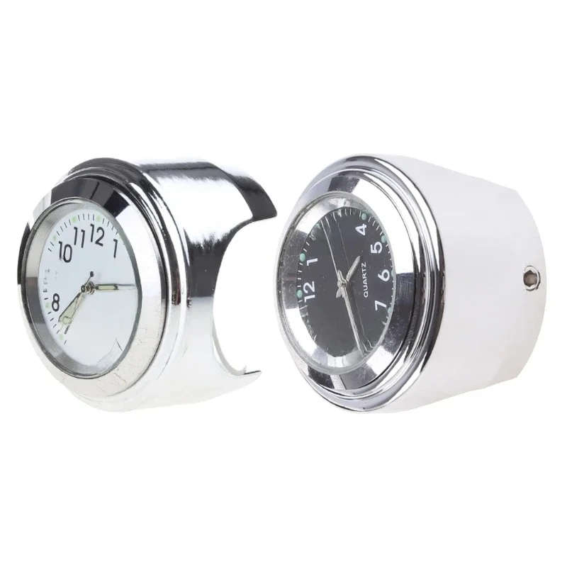 AliExpress NONE Waterproof Luminous 22/25mm Motorcycle Bike Handlebar Mount Clock Watch Aluminum Alloy Dial-Quartz Clock Watch Drop Shipping