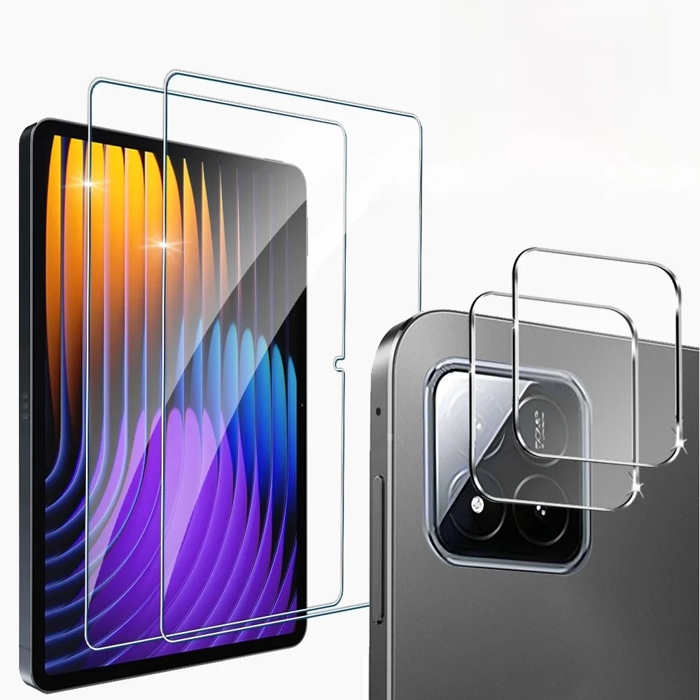 2 Stuks Voor Xiaomi Pad 7 Pro 11.2 6 6S Pro 12.4 Screen Protector Gehard Glas Voor Mi Pad 7 Pro 6 6S Beschermende Film Accessoires - afbeelding 2