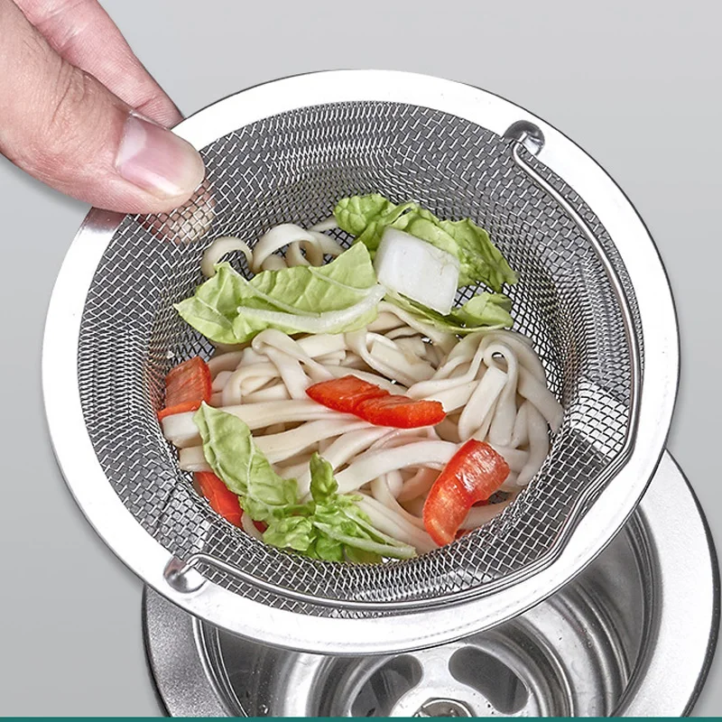 Sewer Strainer, Stainless Steel, Non-Clogging & Fast Drainage for Kitchen Sink