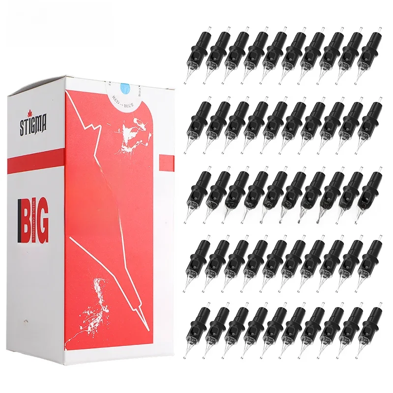 50Pcs Tattoo Patronen Nadeln Boutique Einweg Sterile Revolution Sichere Patronen Für Tattoos Maschinen Make-Up Körper