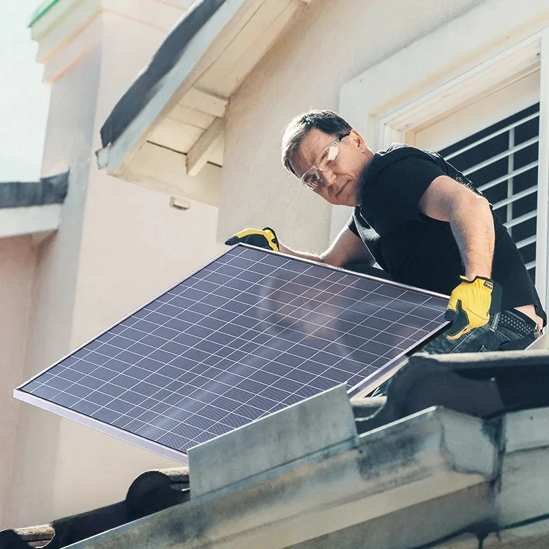 Kit de banque d'énergie solaire 500W-panneau 12V/18V, contrôleur 100A pour charge rapide des Batteries de camping et de voiture pour camping-car à domicile