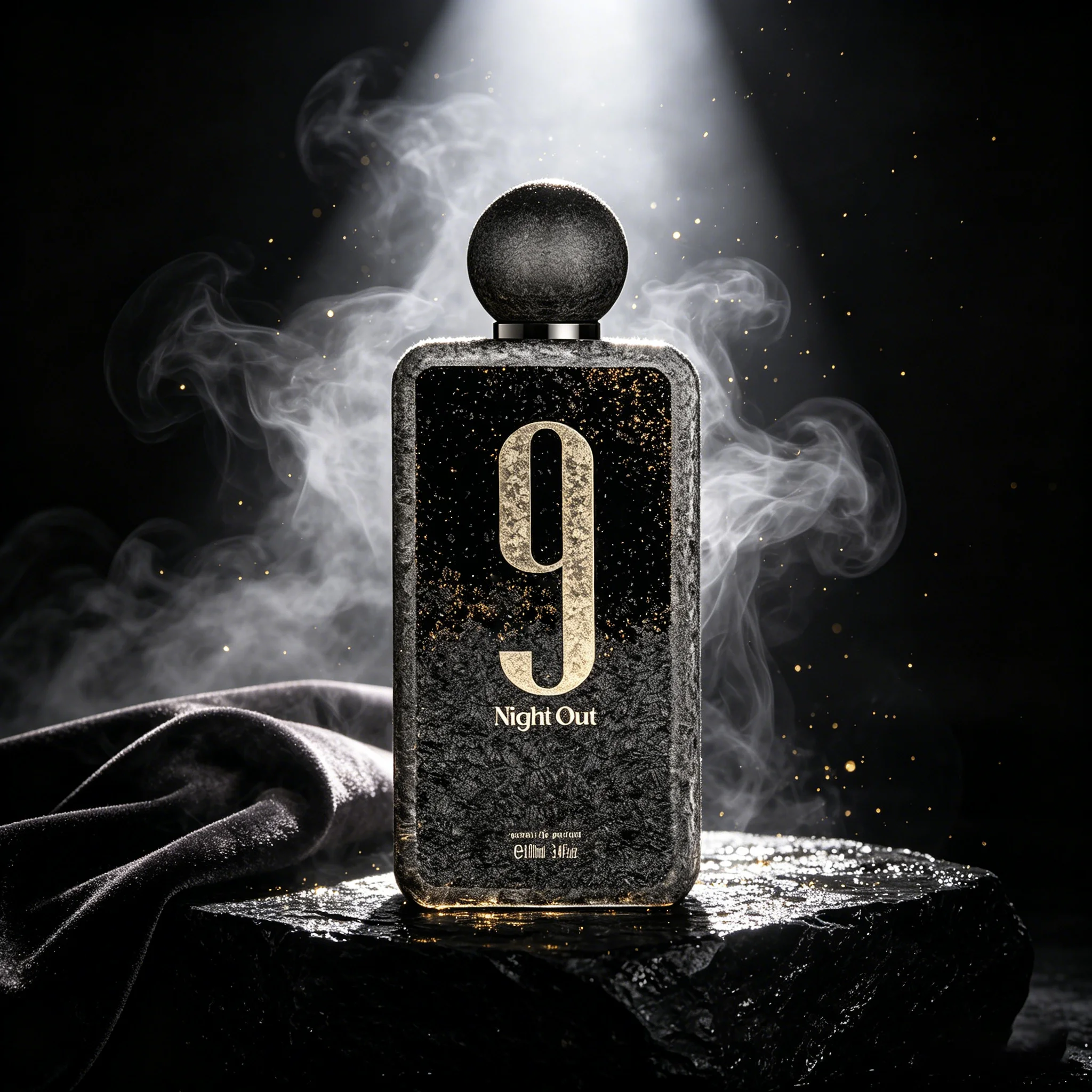 Afnan 9 PM Night Out Extrait de Parfum for Unisex – Oriental Spicy Fragrance, Perfect Gift for Women & Men, 3.4 fl oz