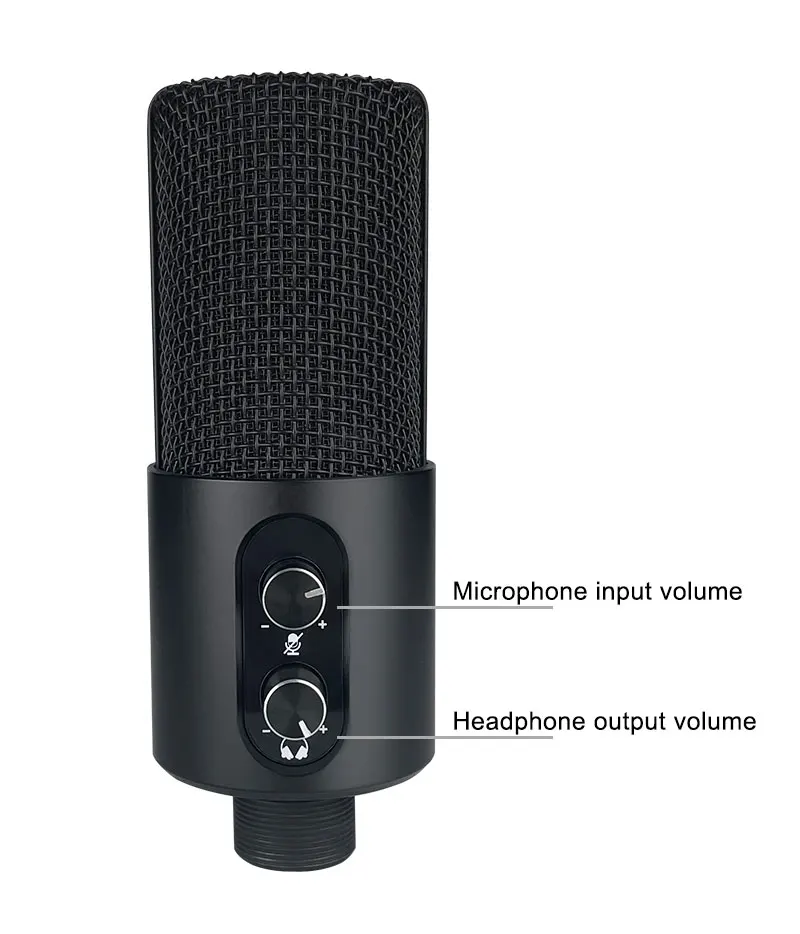 MY MIC W110 192khz USB Condenser studio Computer Gaming Microphone Mics For Laptop Recording Podcasting Broadcasting with stand